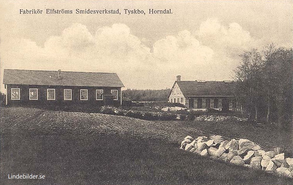 Fabrikör Elfströms smidesverkstad, Tyskbo, Horndal
