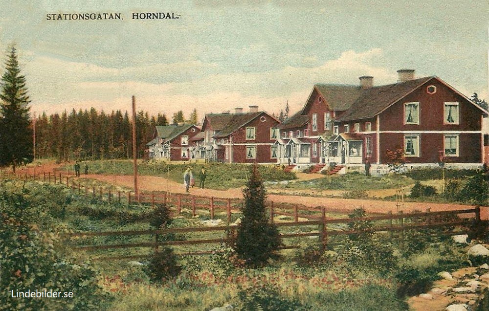 Stationsgatan, Horndal 1912
