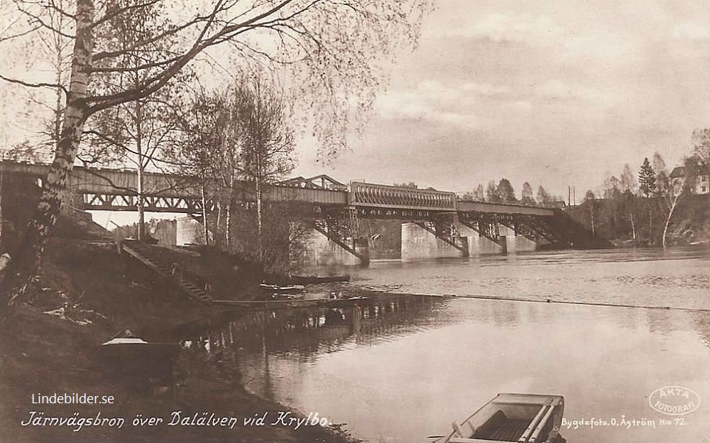 Järnvägsbron över Dalälven vid Krylbo