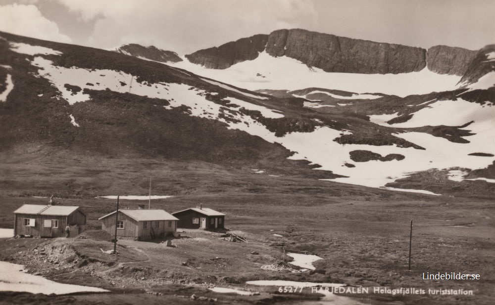 Härjedalen. Helagsfjällets turiststation