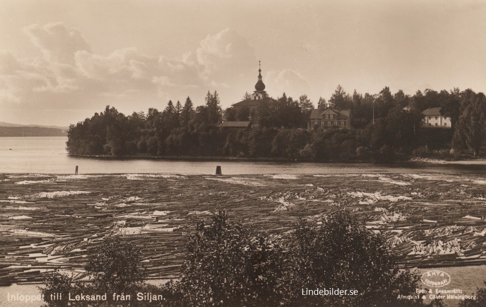 Inloppet till Leksand från Siljan