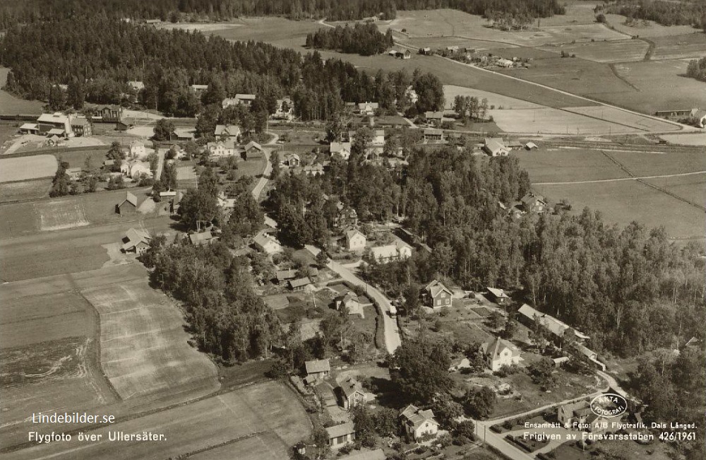 Flygfoto över Ullersäter