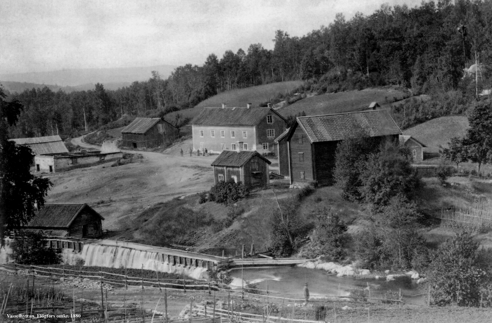 Vasselhyttan, Flögfors omkr 1880