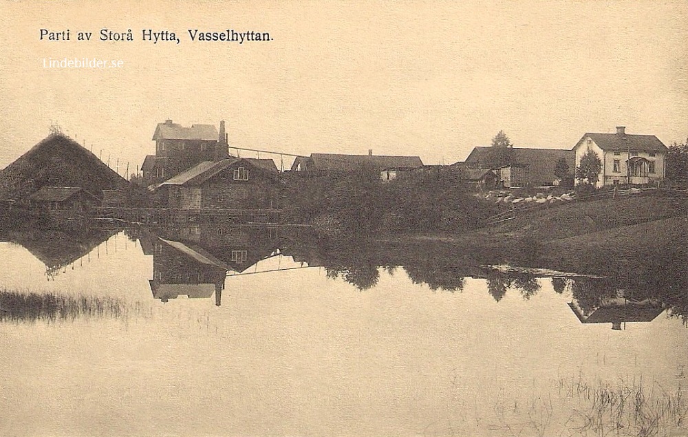 Parti av Storå Hytta, Vasselhyttan 1933