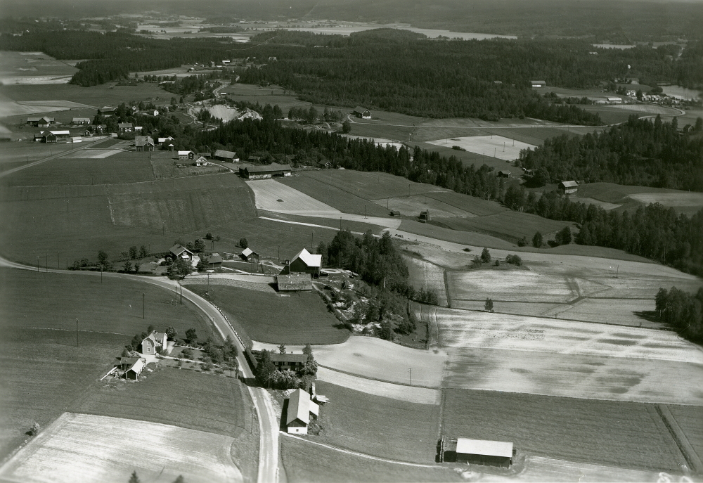 Flygfoto över Vasselhyttan 1956