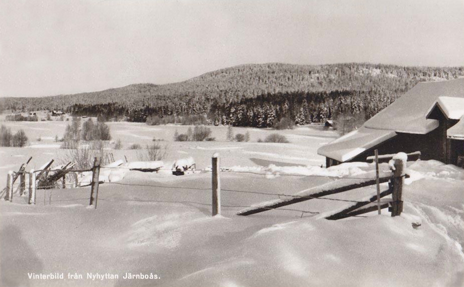 Nora, Järnboås, Vinterbild från Nyhyttan