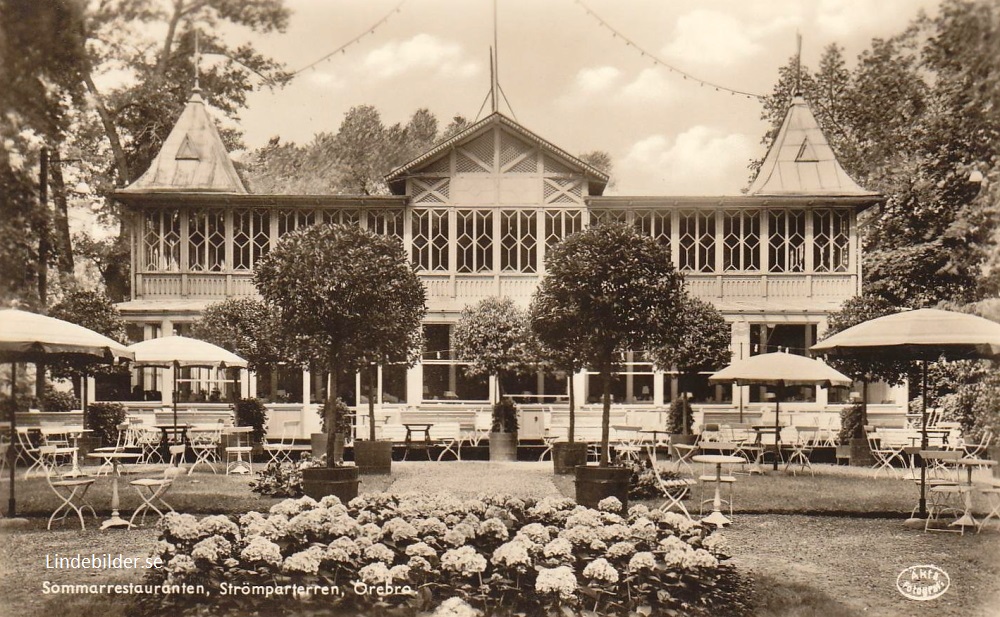 Sommarrestauranten, Strömparterren. Örebro