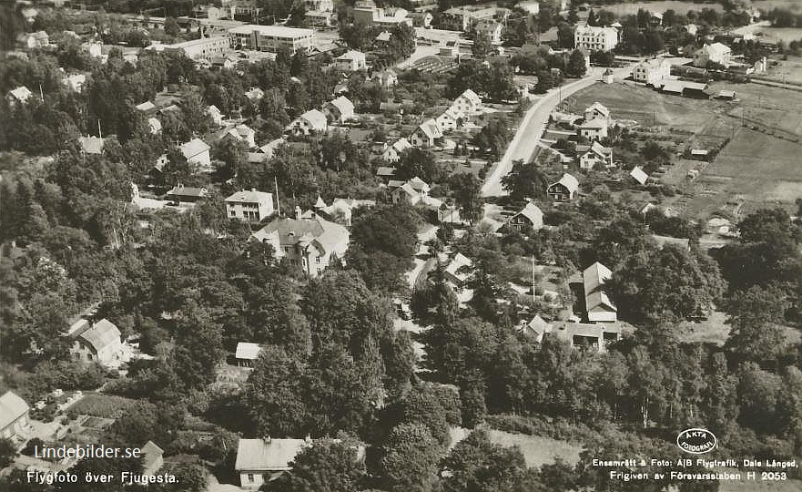 Örebro, Flygfoto över Fjugesta