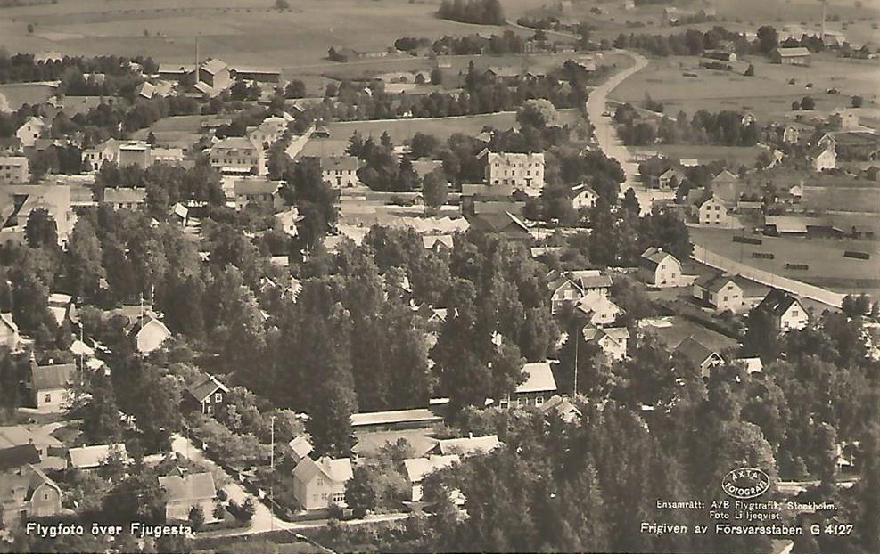 Örebro, Flygfoto över Fjugesta