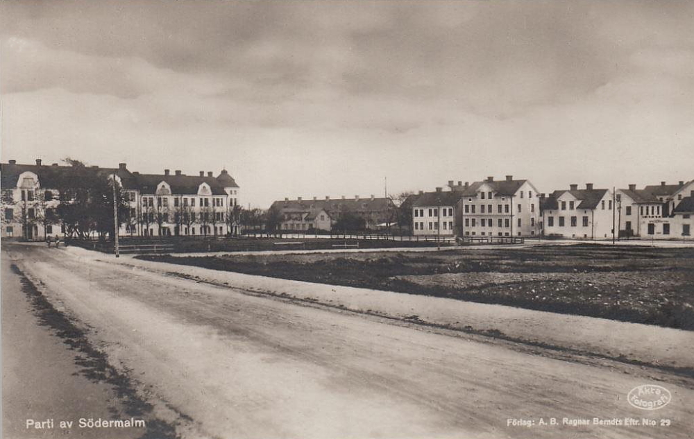 Örebro Parti av Södermalm 1928