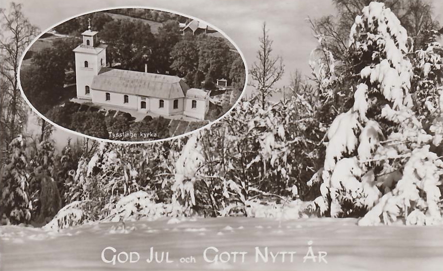 Örebro, Tysslinge Kyrka, God Jul och Gott Nytt År