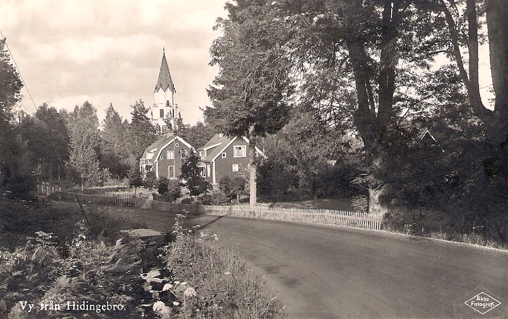 Örebro, Vy från Hidingebro 1946