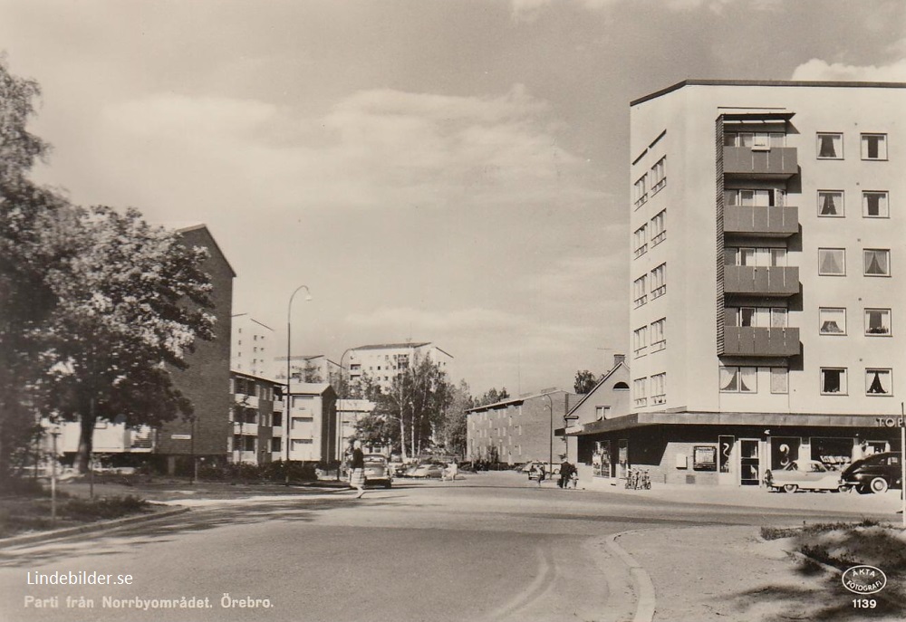 Parti från Norrbyområdet. Örebro