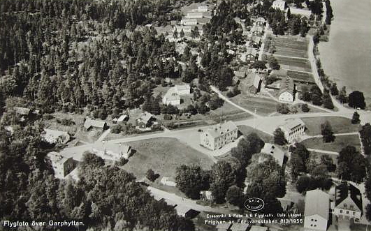 Örebro, Flygfoto över Garphyttan 1956