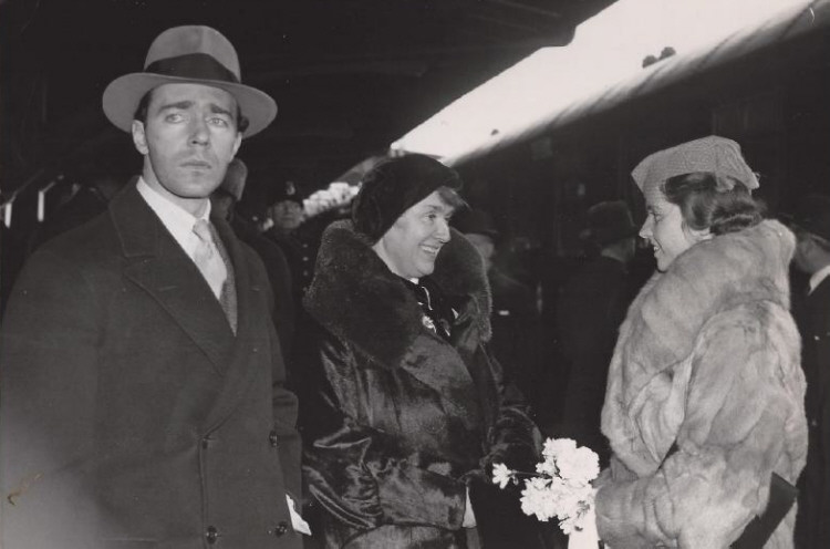 Gustaf Adolf och Sibylla i Garmich 1936