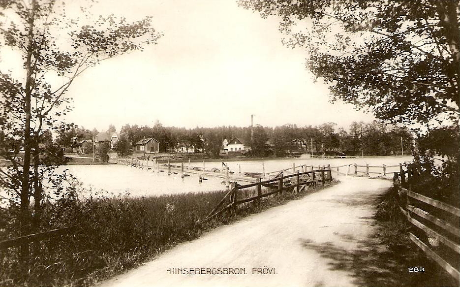 Frövi Hinsebergsbron 1933