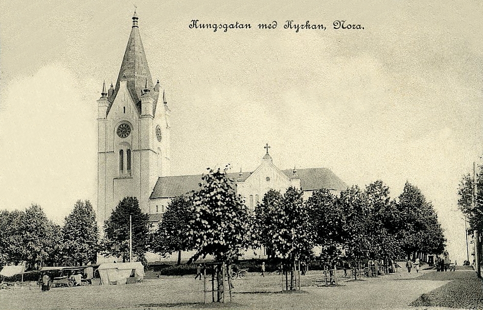 Nora, Kungsgatan med Kyrkan