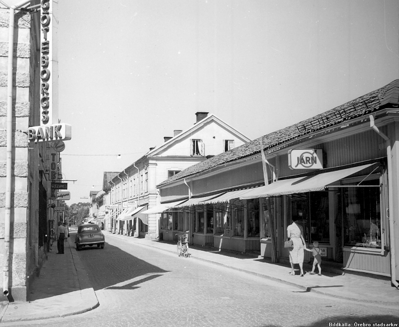 Nora Prästgatan Västerut 1968