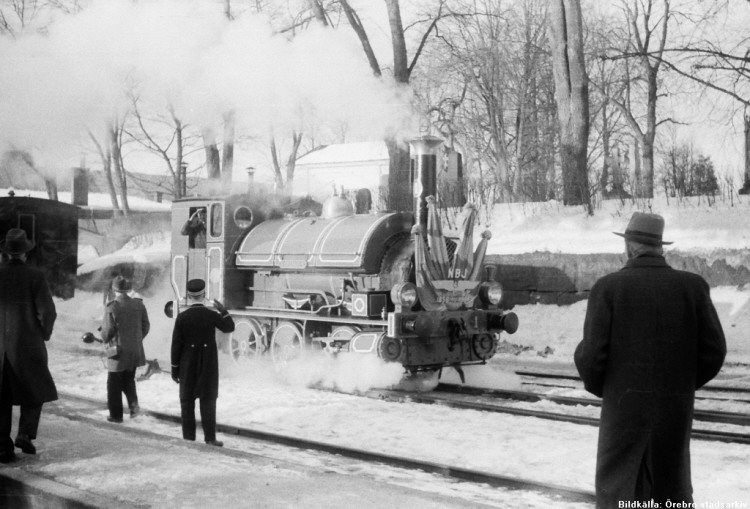 Nora Järnvägsstation 1950