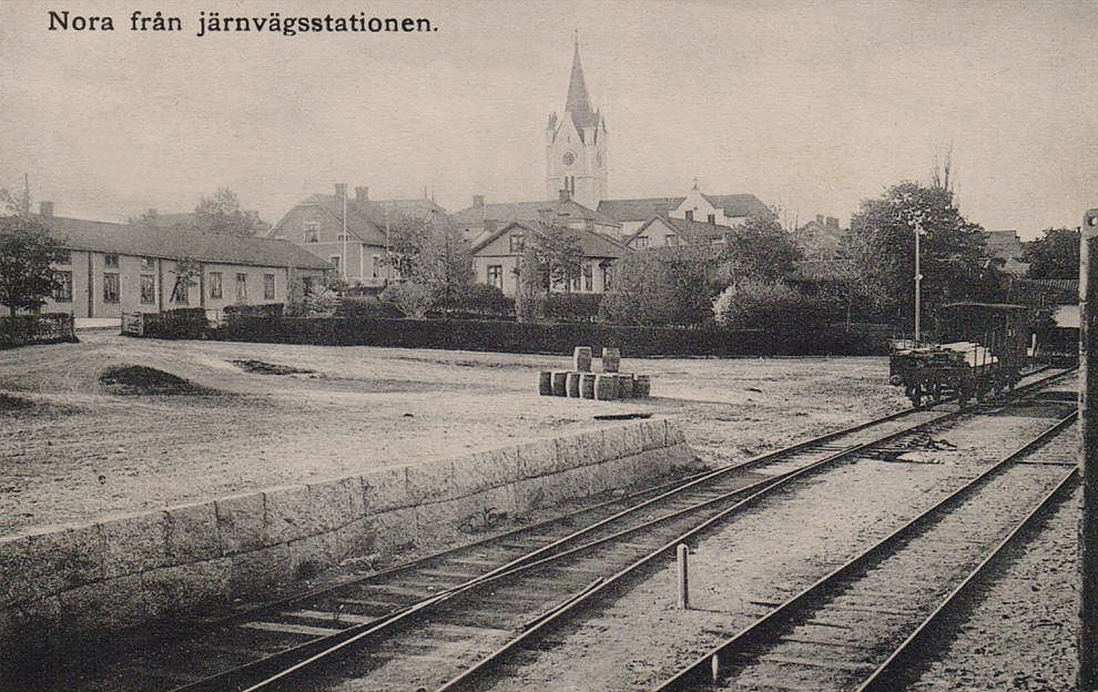 Nora från Järnvägsstationen 1911