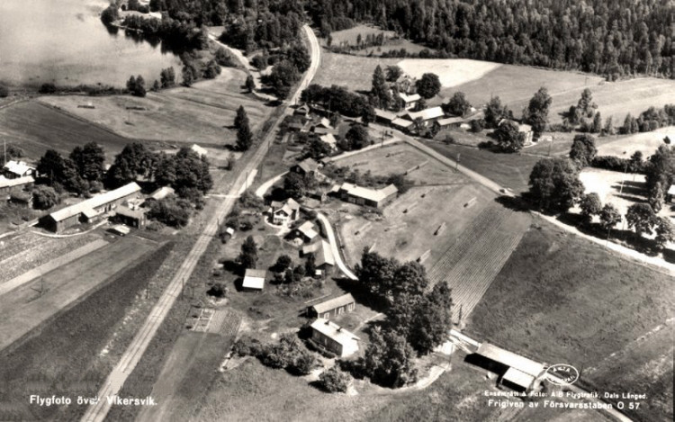 Nora, Flygfoto över Vikersvik