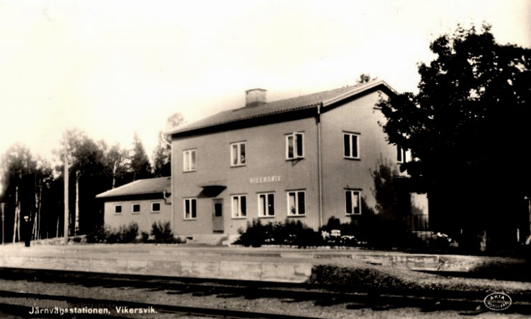 Nora, Vikersviks Järnvägsstation