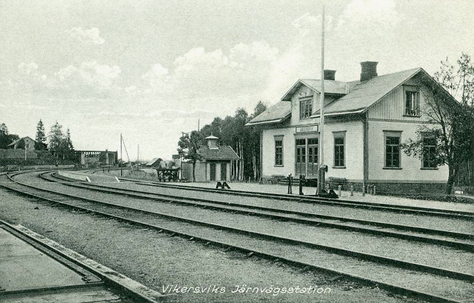 Nora, Vikersviks Järnvägsstation