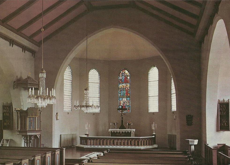 Nora, Vikersviks Kyrka, Interior