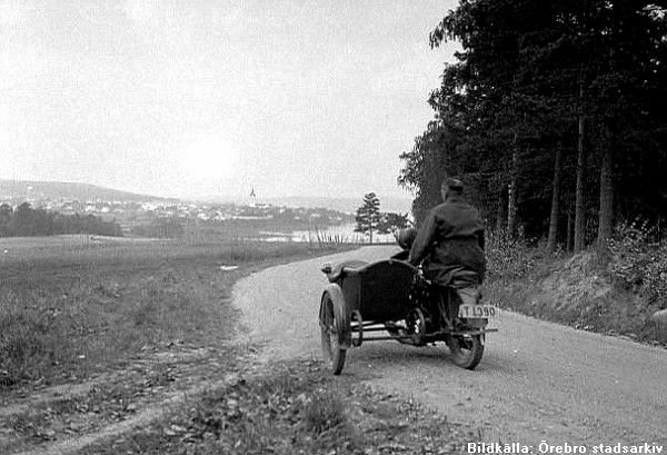 Nora Hitorpsbacken 1930 Motorcykel