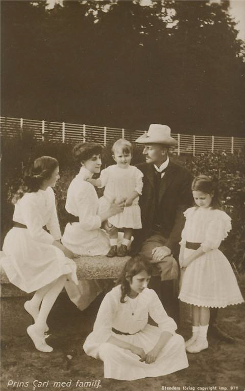 Margaretha, Ingeborg, Carl, Astrid och Märta