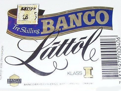 Kopparberg Banco lättöl klass 1