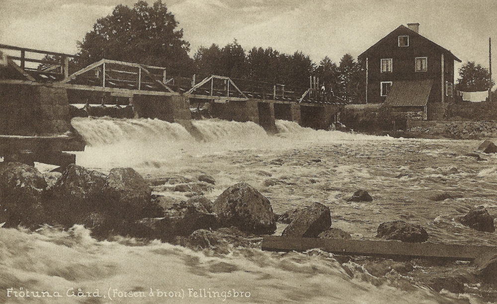 Fellingsbro, Frötuna Gård, Forsen & Bron