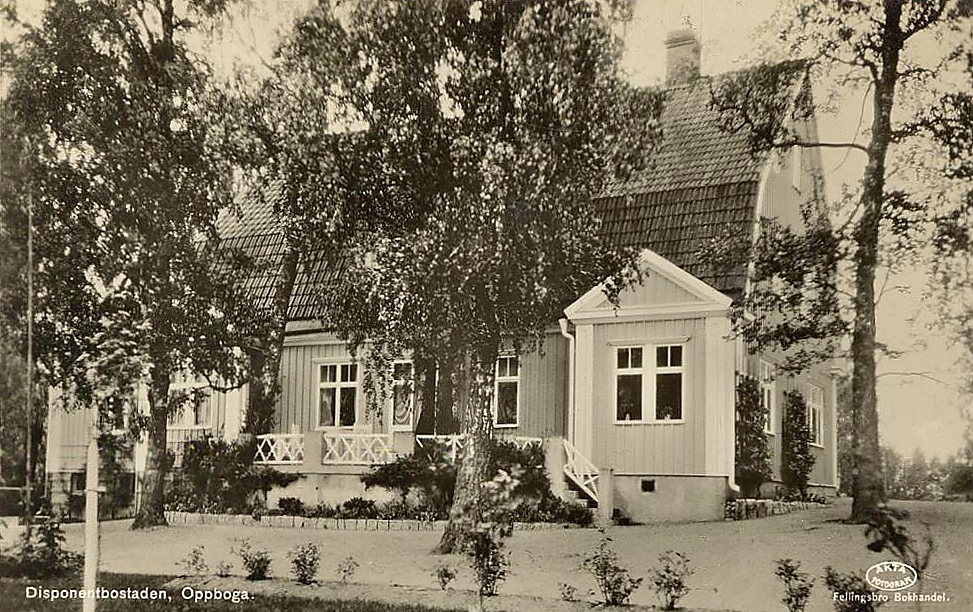 Fellingsbro, Oppboga Disponentbostaden 1947