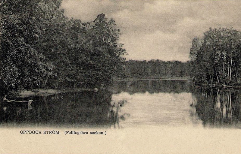 Fellingsbro, Oppboga Ström, Fellingsbro Socken 1905