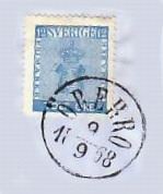 Örebro Frimärke 9/9 1868