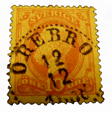 Örebro Frimärke 12/12 1888