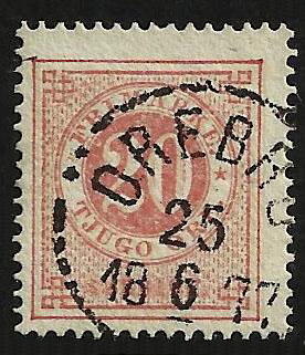 Örebro Frimärke 25/6 1877