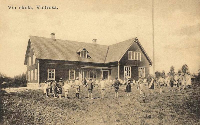 Vintrosa, Via Skola