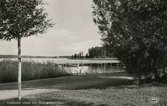 Askersund, Utsikt från Strandpromenaden