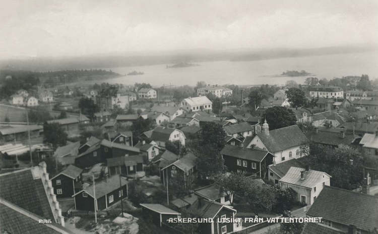 Askersund Utsikt från Vatttentornet