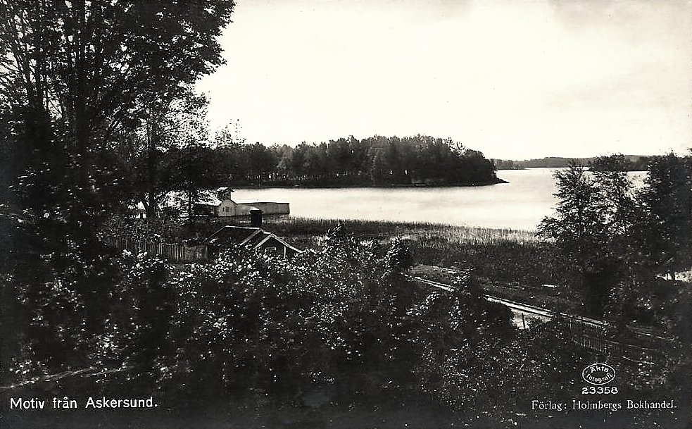 Motiv från Askersund 1924