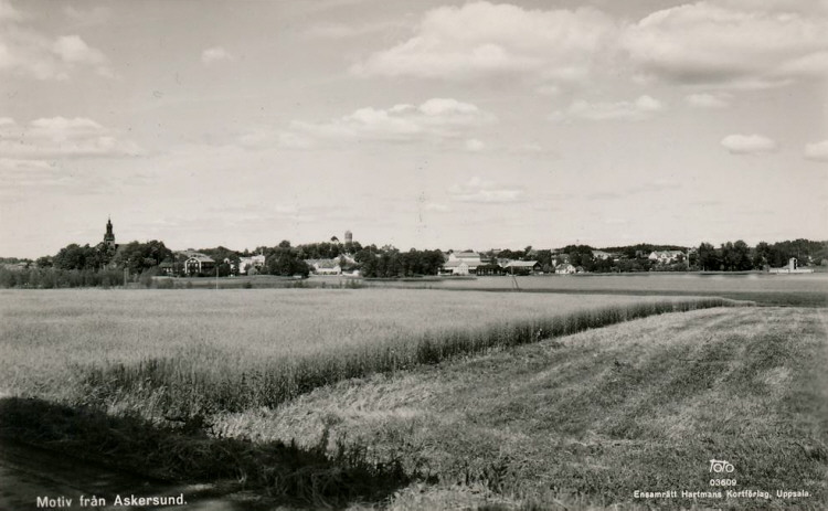 Askersund motiv från 1945