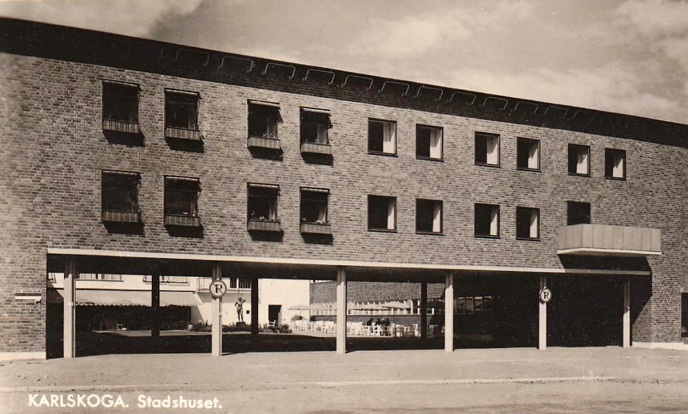 Karlskoga Stadshuset och Stadshotellet