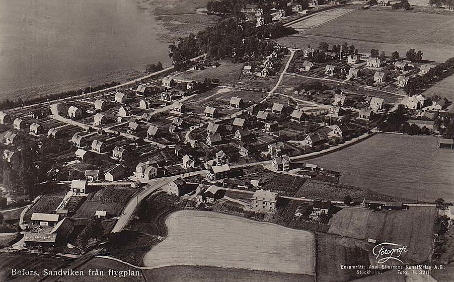 Karlskoga, Bofors, Sandviken från Flygplanet