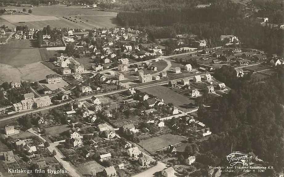 Karlskoga Från flygplan