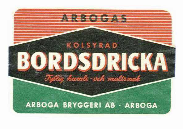 Arboga Bryggeri Bordsdricka