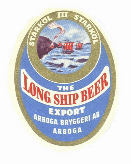 Arboga Bryggeri StarkÖl Klass III Long Ship Beer Export