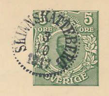 Skinnskatteberg Frimärke 3/10 1917