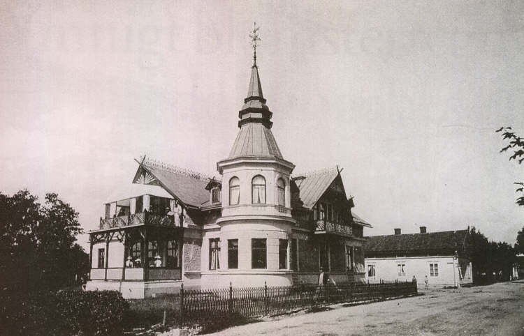 Lindesberg Tornhuset på Kristinavägen 1908