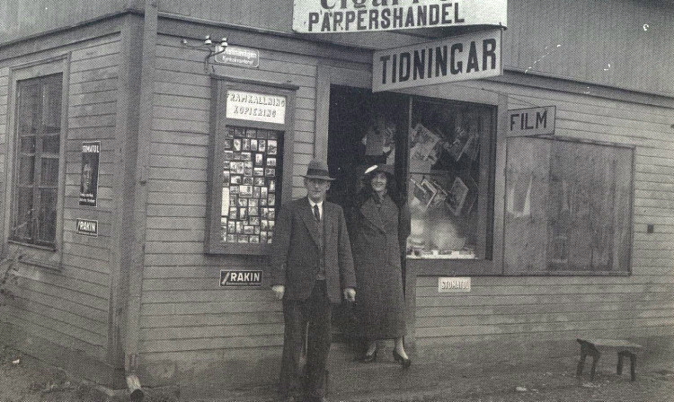 E Ställbergs Cigarr o Pappershandel 1925